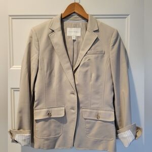 Banana Republic Stretch Blazer, Tan, Size 10